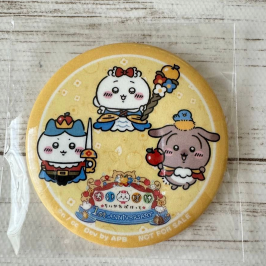 Chiikawa Pocket 限定非賣品 1週年紀念特典襟章