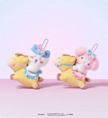 Chiikawa x Sanrio Miniso 夢幻毛絨掛飾