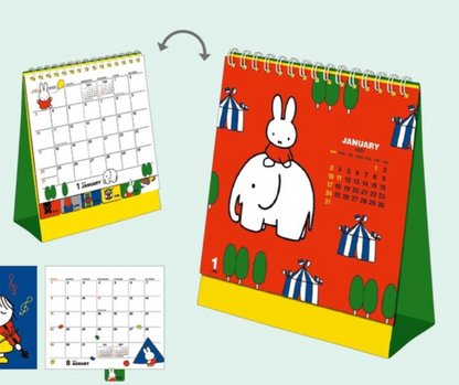 2027 Miffy 坐枱 Calendar 28BCA-2