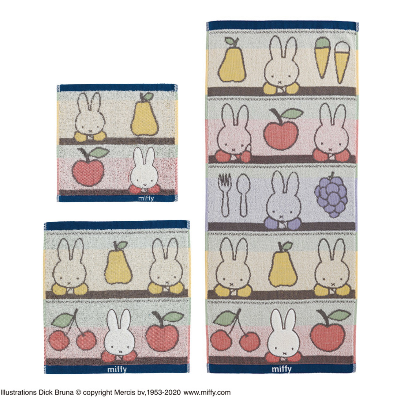 Miffy 水果毛巾