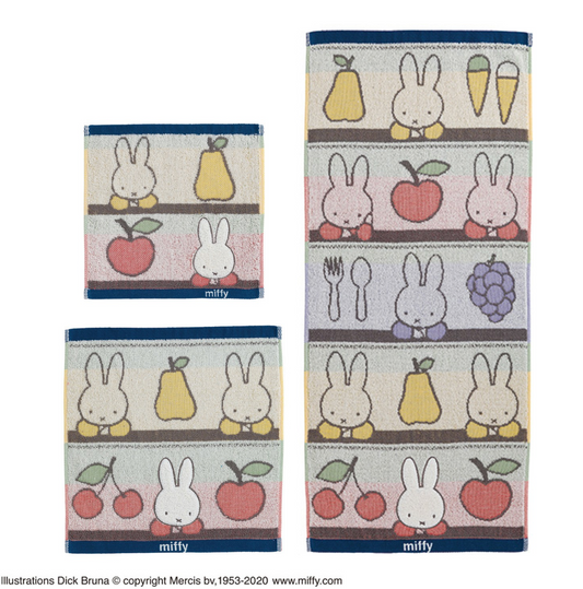 Miffy 水果毛巾
