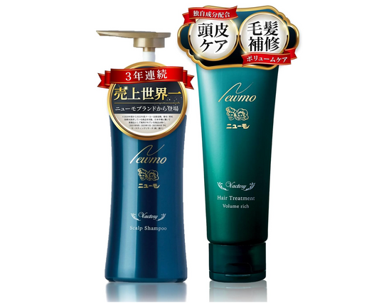 【日本直送】Neumo Vactory 藥用防脫洗髮護髮套裝（防脫洗髮精 280ml + 豐盈修護護髮素 150g）｜日本初HGP配合・深層控油・強韌髮根・蓬鬆豐盈