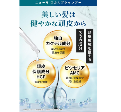 【日本直送】Neumo Vactory 藥用防脫洗髮護髮套裝（防脫洗髮精 280ml + 豐盈修護護髮素 150g）｜日本初HGP配合・深層控油・強韌髮根・蓬鬆豐盈