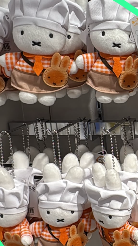 Miffy Kitchen 限定 小廚師公仔公仔掛飾(橙裙)