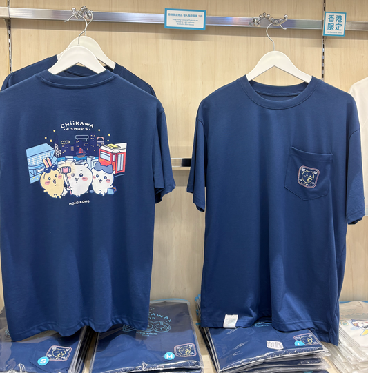 Chiikawa Shop 香港限定 藍色T-shirt