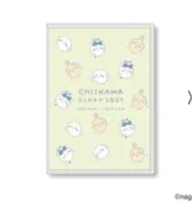 2027 Chiikawa  Schedule Book 綠色