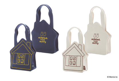 Miffy x MILKFED. House Bag 小屋造型帆布袋