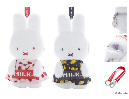 Miffy x MILKFED. 毛茸茸Pouch 公仔掛飾