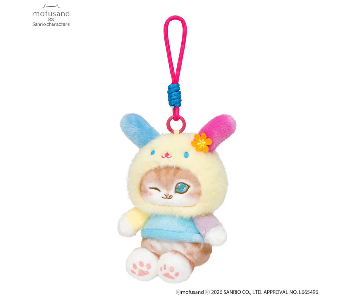 Mofusand x Sanrio Usahana 公仔掛飾