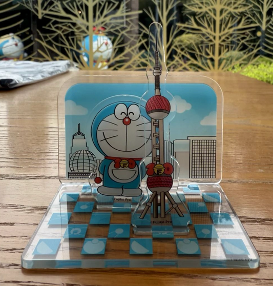 100%多啦A夢&Friends巡迴特展上海站限定 東方明珠塔立牌