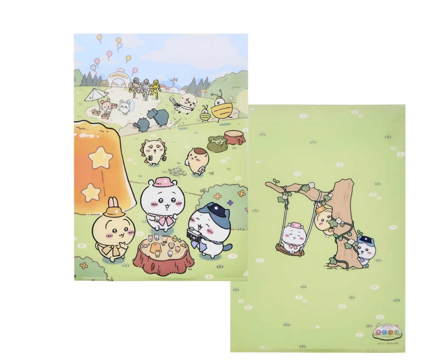 Chiikawa Pocket A4 File 野餐