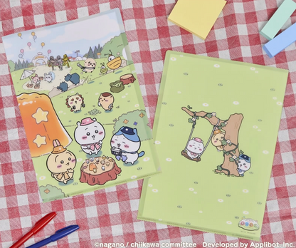 Chiikawa Pocket A4 File 野餐