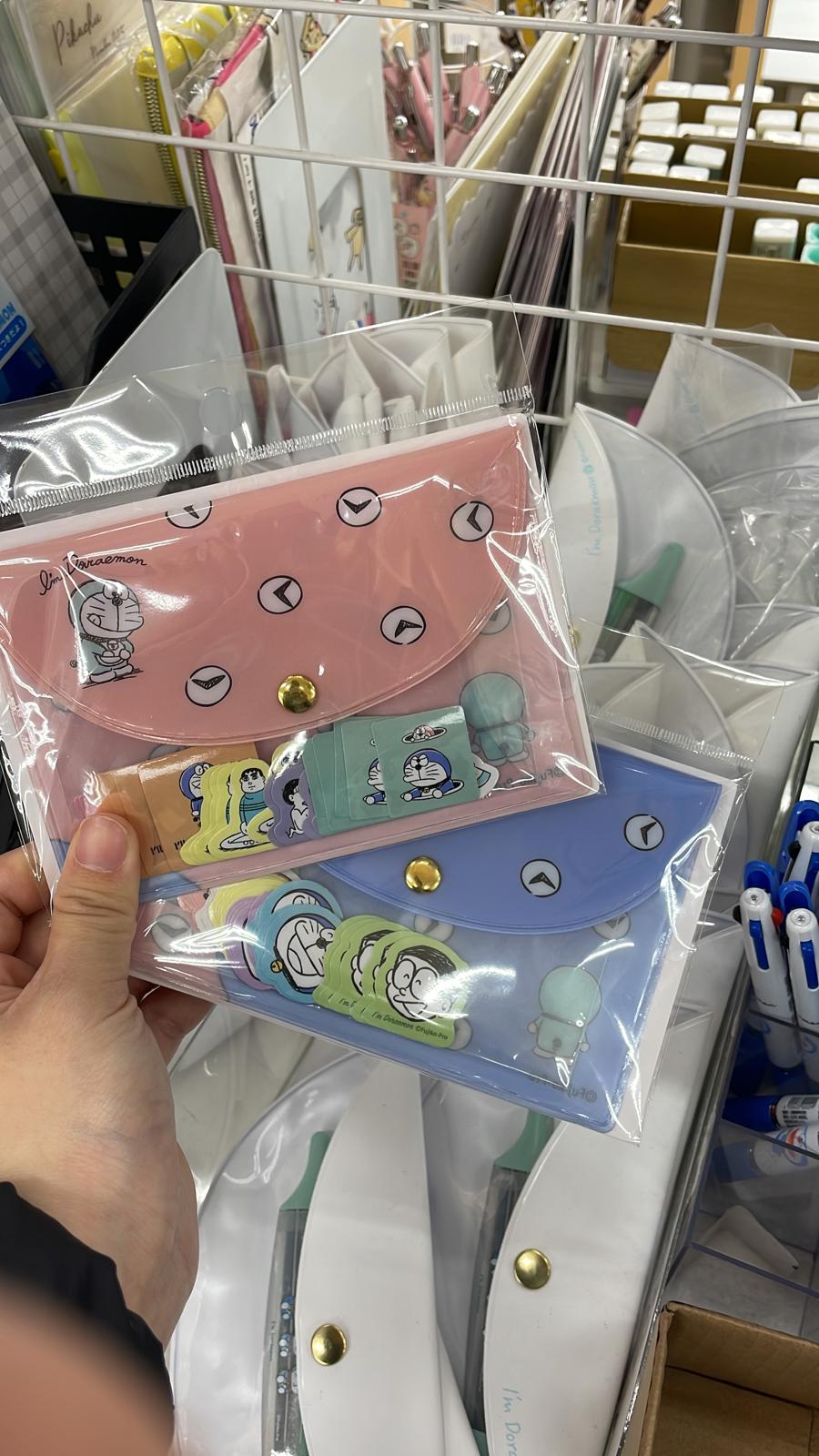 Doraemon Sticker&Pouch Bag