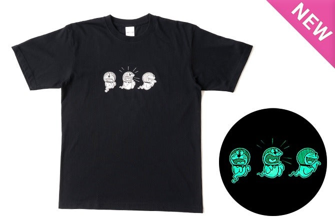 不二雄館限定多啦A夢螢光T-shirt