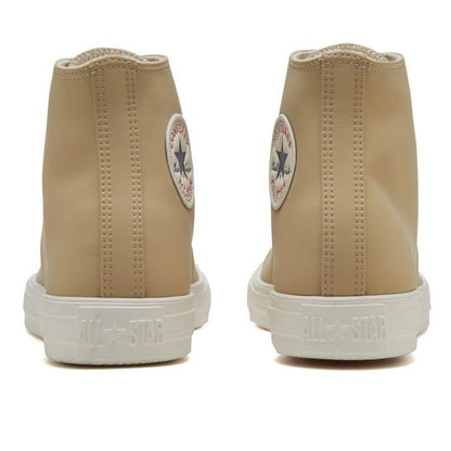 日本限定 Converse All Star Light WR SL HI 超輕量防潑水皮鞋 奶茶色