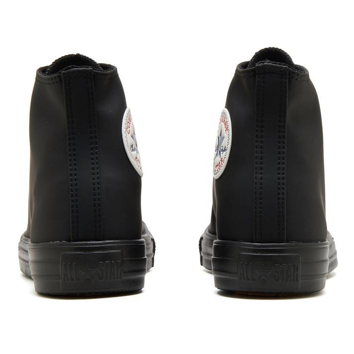 日本限定 Converse All Star Light WR SL HI 超輕量防潑水皮鞋 全霧面黑