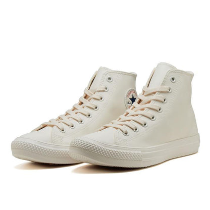 日本限定 Converse All Star Light WR SL HI 超輕量防潑水皮鞋 迷霧白