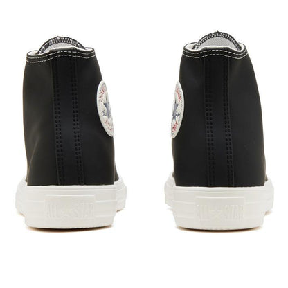 日本限定 Converse All Star Light WR SL HI 超輕量防潑水皮鞋 霧面黑
