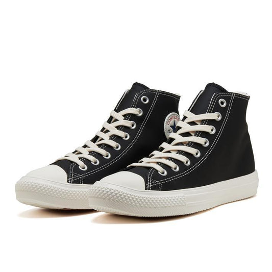 日本限定 Converse All Star Light WR SL HI 超輕量防潑水皮鞋 霧面黑