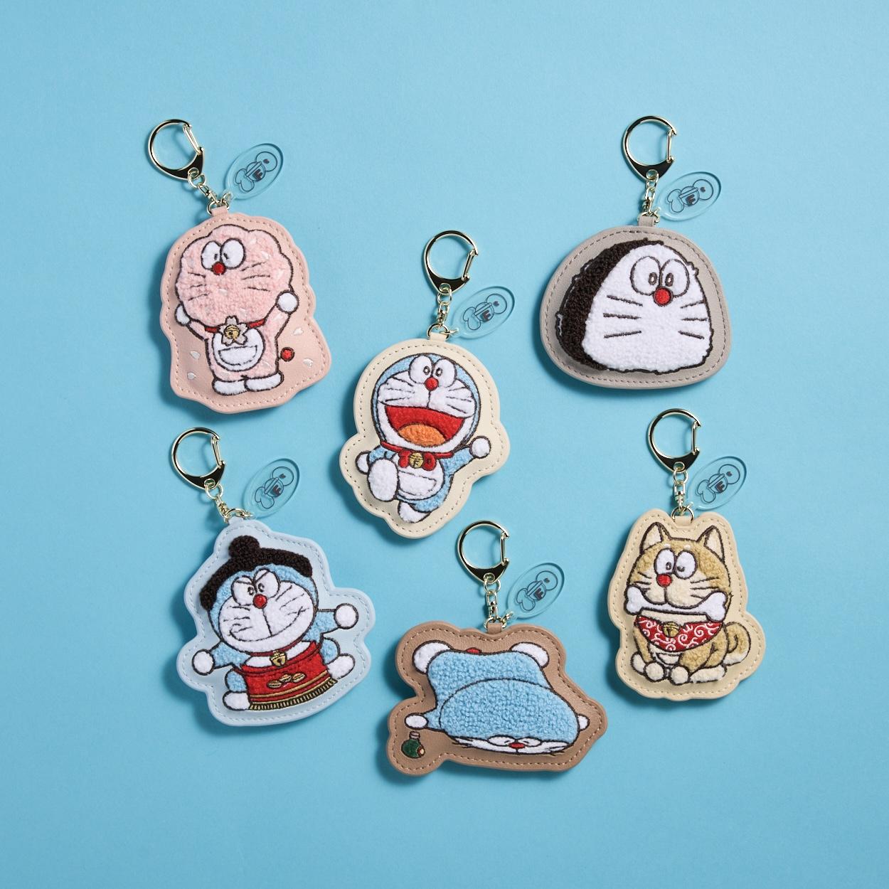 100%多啦A夢&Friends巡迴特展 日本站限定 刺繡鑰匙扣