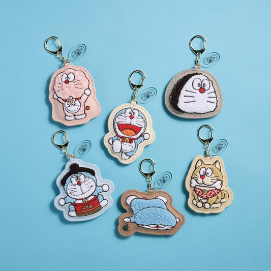 100%多啦A夢&Friends巡迴特展 日本站限定 刺繡鑰匙扣
