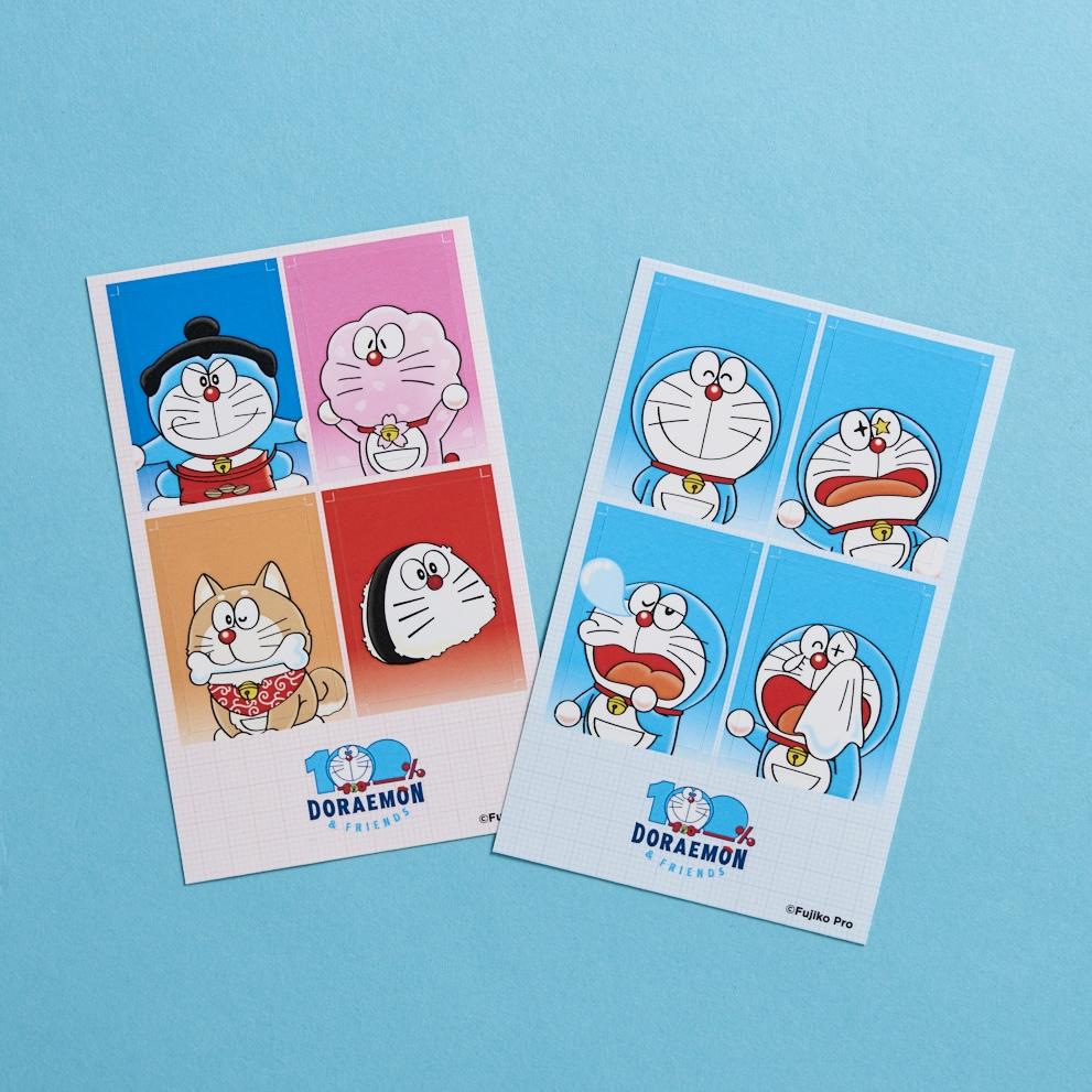(現場缺貨中，未知番貨時間)100%多啦A夢&Friends巡迴特展 日本站限定 證明照片風格卡片