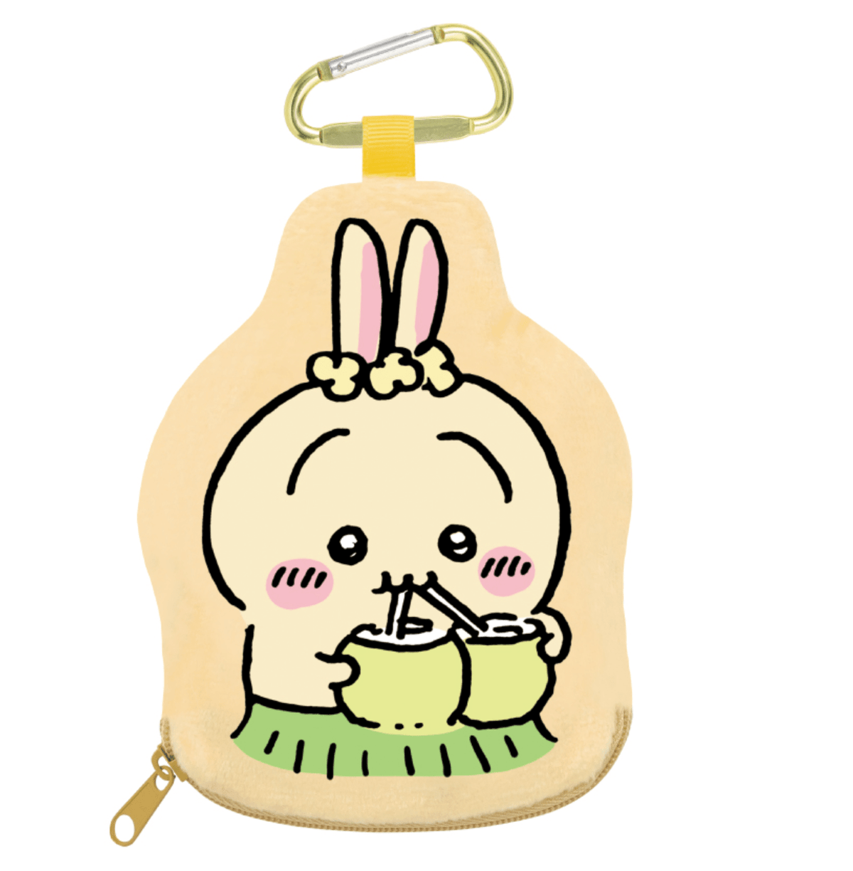 Chiikawa 人魚島的秘密 Die- Cut 連扣 Pouch - Kiiro Japan