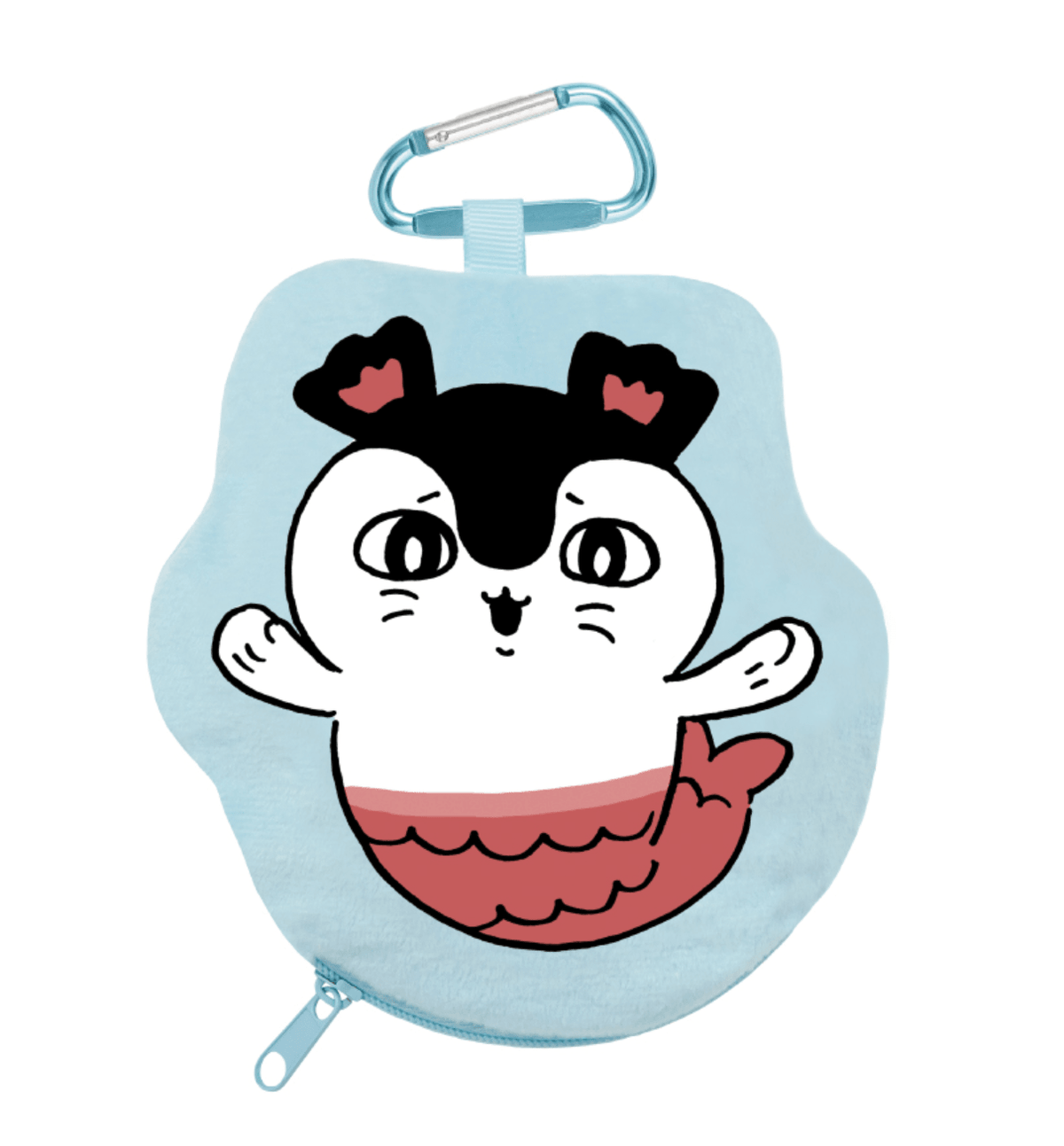 Chiikawa 人魚島的秘密 Die- Cut 連扣 Pouch - Kiiro Japan