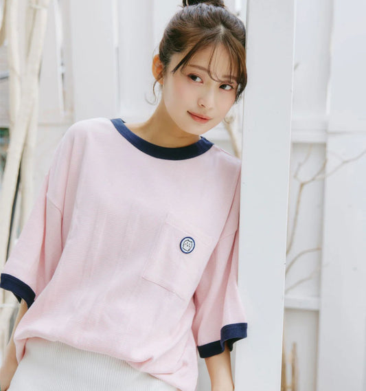 Chiikawa Robert P.Miller×Talking 寬鬆 T-Shirt 小可愛 - Kiiro Japan