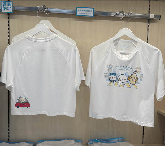Chiikawa Shop 香港限定 白色T-shirt - Kiiro Japan