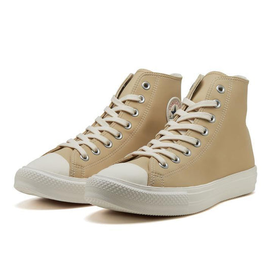 日本限定 Converse All Star Light WR SL HI 超輕量防潑水皮鞋 奶茶色 - Kiiro Japan