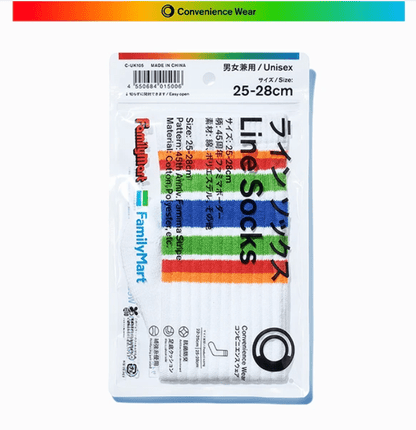 Family Mart限定 45周年 Line Sock (2 size 可選) - Kiiro Japan