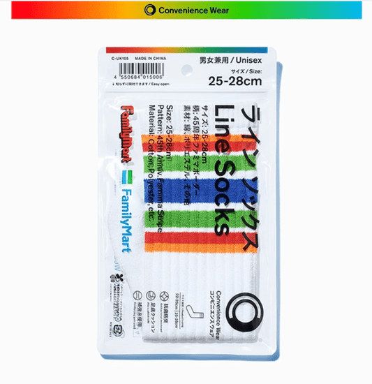 Family Mart限定 45周年 Line Sock (2 size 可選) - Kiiro Japan