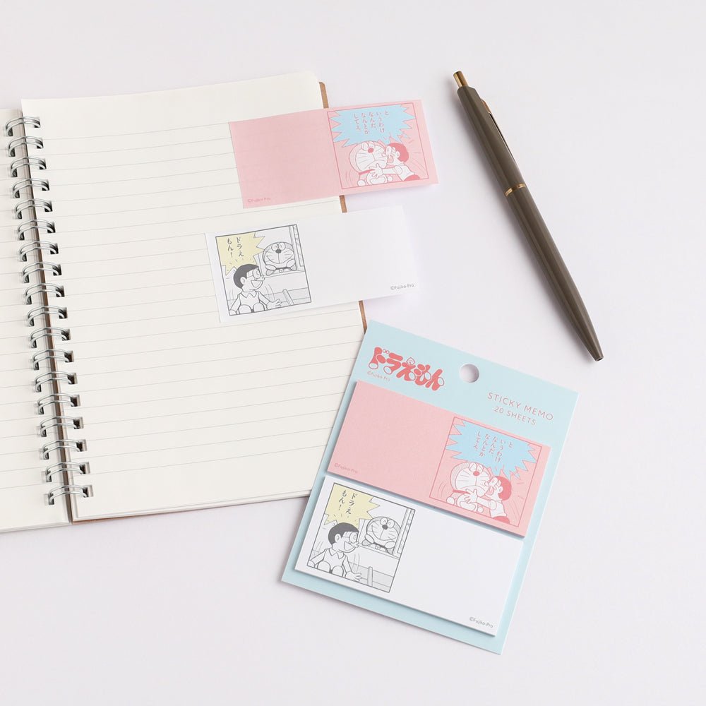 Green Flash 多啦A夢 Sticky Memo - Kiiro Japan