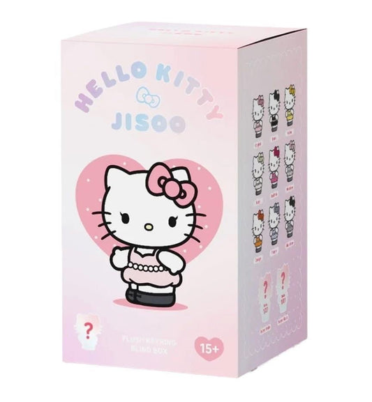 韓國限定 Hello Kitty x Jisoo Plush Keyring 公仔掛飾鎖匙扣盲盒 - Kiiro Japan