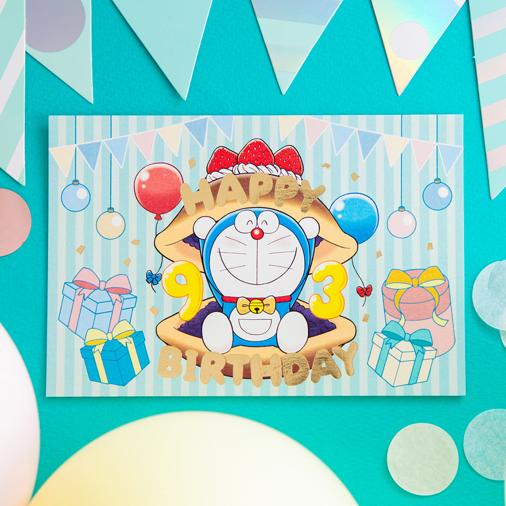未來百貨限定 2026 多啦A夢生日Post Card