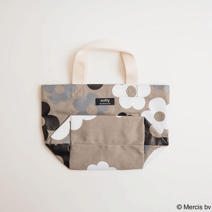 Miffy Big Flower 細Tote Bag 灰色