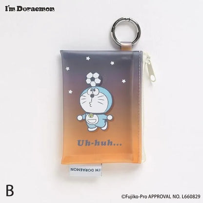 Flowering x 多啦A夢 半透明mini pouch