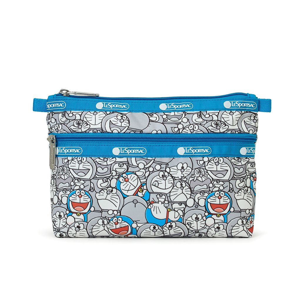 LeSportsac × 多啦A夢 雙層拉鏈收納化妝袋