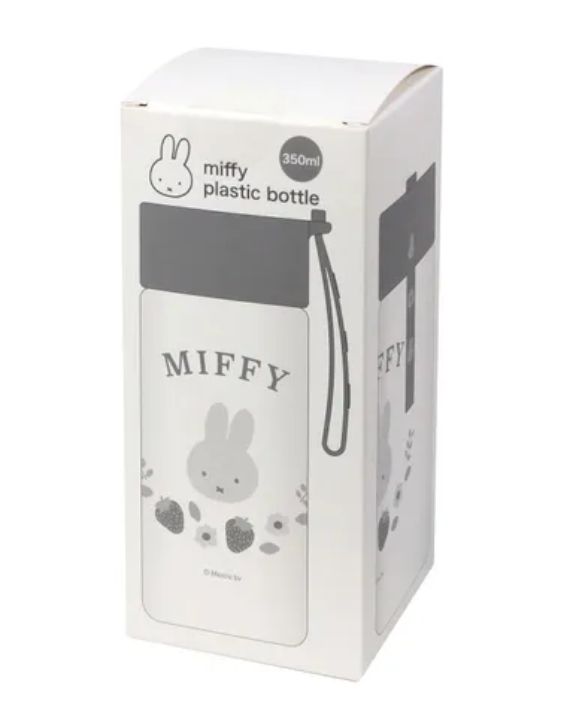Miffy 500ml 莓果花朵透明水樽 - Kiiro Japan