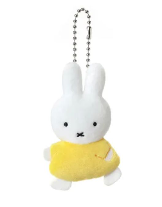 Miffy 黃色走路姿態公仔掛飾 - Kiiro Japan