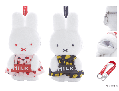 Miffy x MILKFED. 毛茸茸Pouch 公仔掛飾 - Kiiro Japan