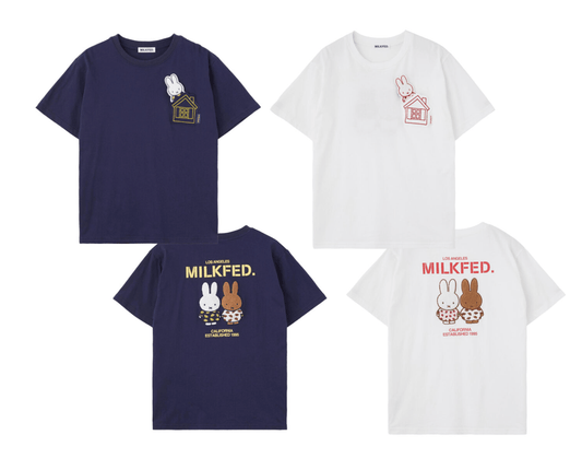 Miffy x MILKFED. 短袖 T-shirt - Kiiro Japan