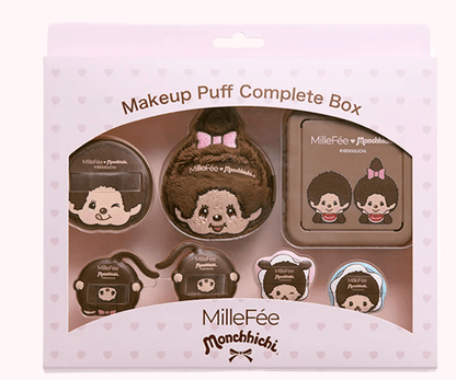 MilleFée x Monchhichi 聯名系列 化妝粉撲豪華大禮盒 Makeup Puff Complete Box - Kiiro Japan