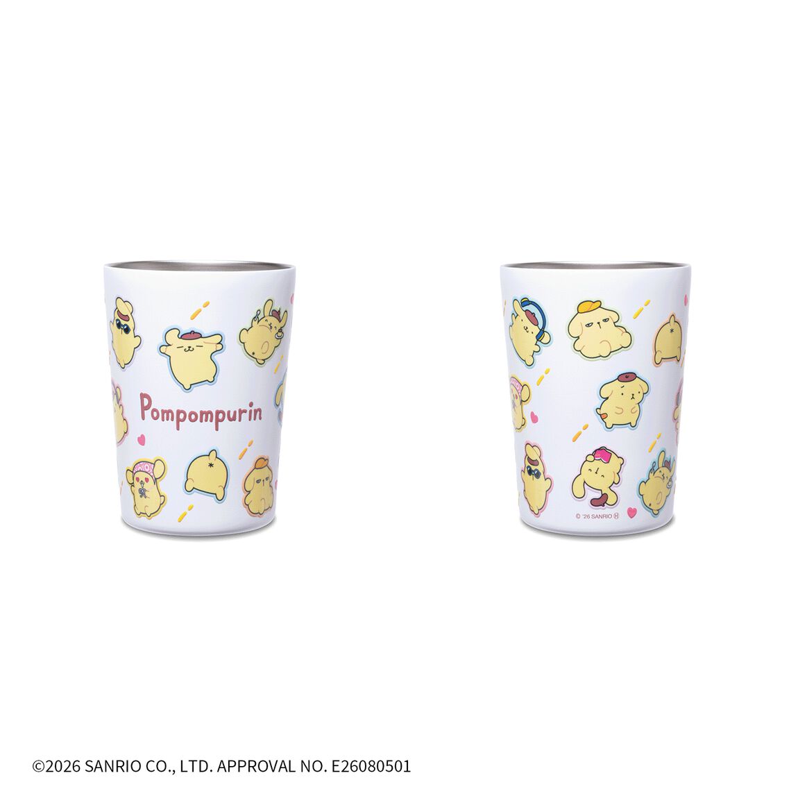 (1月預訂)Pompompurin 布甸狗 30周年紀念 7-11 限定 不鏽鋼保溫杯 380ml