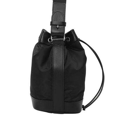 PORTER STRING DRAWSTRING BAG(S) BLACK 日本限定 吉田包 水桶斜背袋 側面圖