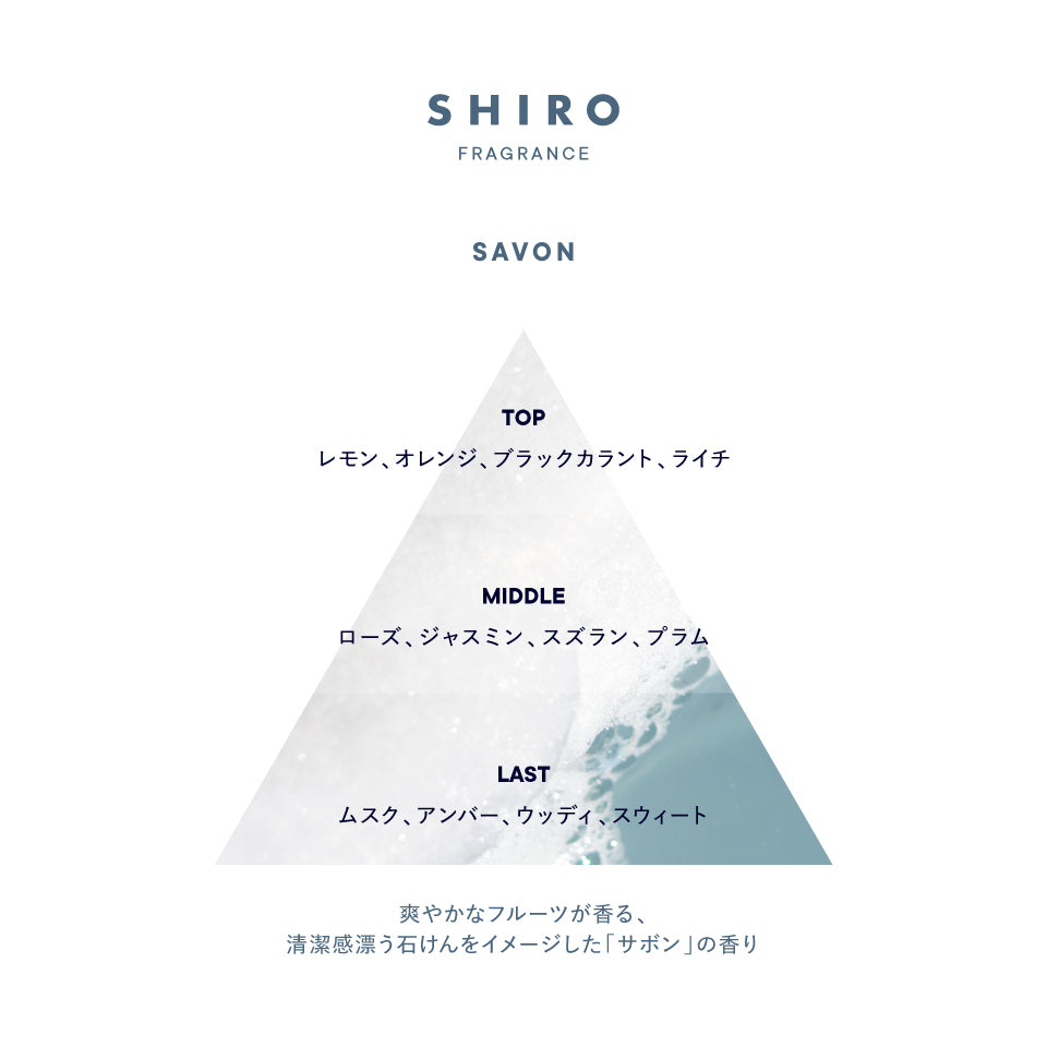 SHIRO FRAGRANCE SAVON EAU DE PARFUM 香水 40ml