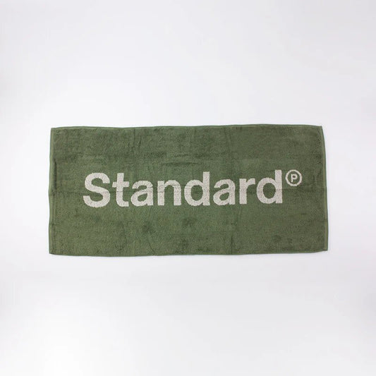 Standard Product 有機棉LOGO浴巾 綠色 - Kiiro Japan