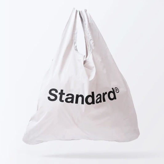 Standard Product 短Logo 環保袋 淺灰色 - Kiiro Japan