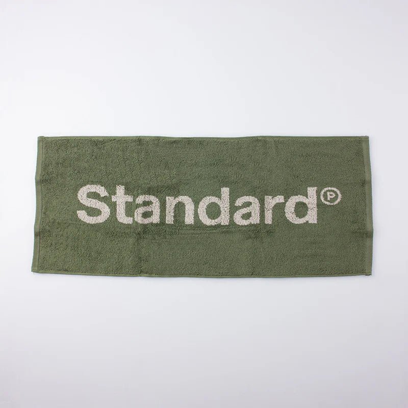 Standard Product 有機棉LOGO臉巾 綠色 - Kiiro Japan